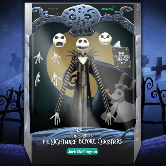 Nightmare before Christmas - Jack Skellington Actionfigur / Disney Ultimates: Super 7