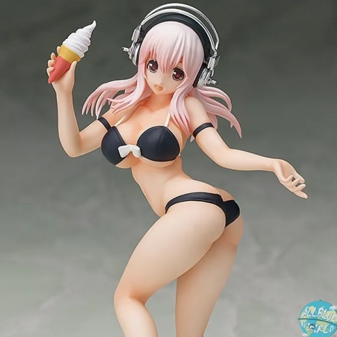 Nitro Super Sonic - Super Sonico Statue - S-style / Swimsuit Version: FREEing