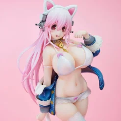 Nitro Super Sonic - Super Sonico Statue / White Cat Version: Union Creative