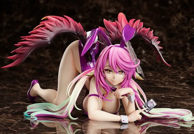 No Game No Life - Jibril Statue / Bare Leg - Bunny Version Great War Edition: FREEing