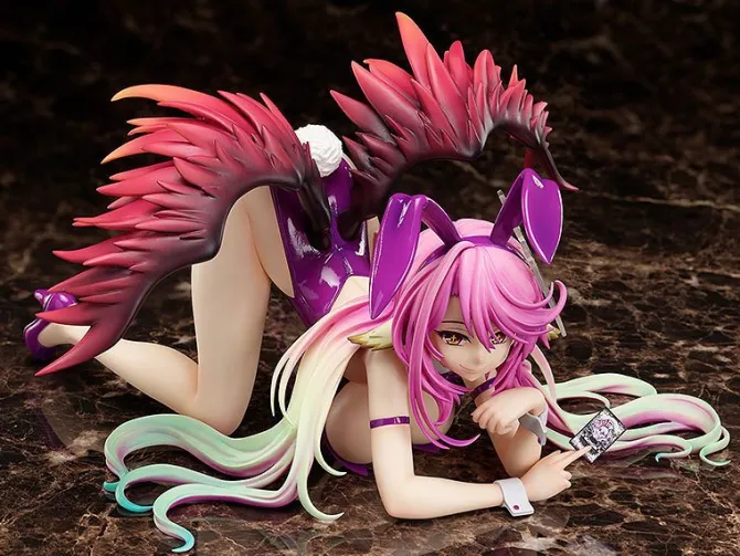 No Game No Life - Jibril Statue / Bare Leg - Bunny Version Great War Edition: FREEing