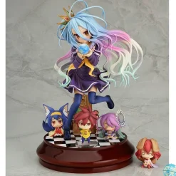 No Game No Life - Shiro mit Chibi Sora, Izuna, Jibril und Steph Statue [NEUAUFLAGE]: Phat!