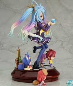 No Game No Life - Shiro mit Chibi Sora, Izuna, Jibril und Steph Statue [NEUAUFLAGE]: Phat!