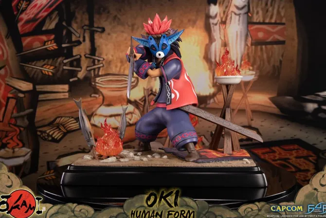 Okami - Oki (Human Form) Statue: First 4 Figures