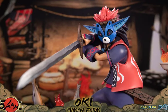 Okami - Oki (Human Form) Statue: First 4 Figures