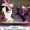 Okamiden - Chibiterasu vs. Dark Chibiterasu & Possessed Kuni Statue: First 4 Figures