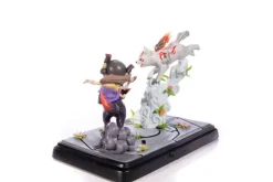 Okamiden - Chibiterasu vs. Dark Chibiterasu & Possessed Kuni Statue: First 4 Figures
