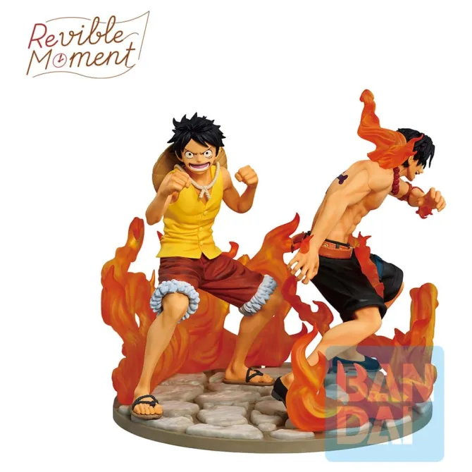 One Piece - Ace & Luffy Statue / Ichibansho - Dramatic Memories: Banpresto