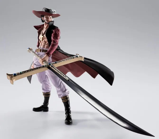 One Piece - Dracule Mihawk HawkeyeActionfigur / S.H.Figuarts: Tamashii Nations