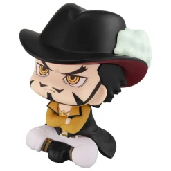 One Piece - Dracule Mihawk & Sir Crocodile Statue / Look Up (Cross Guild Outfit) with gift: MegaHous