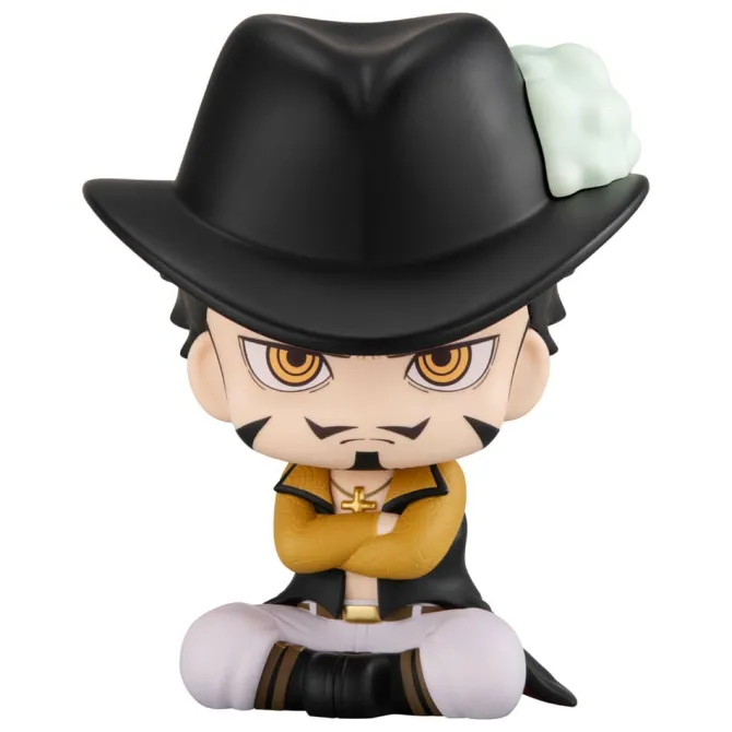 One Piece - Dracule Mihawk & Sir Crocodile Statue / Look Up (Cross Guild Outfit) with gift: MegaHous