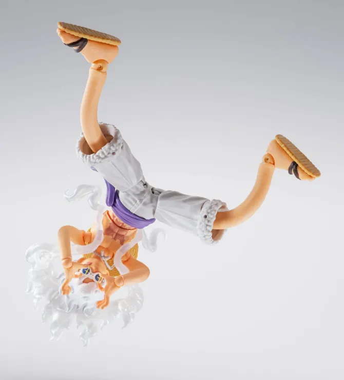One Piece - Gear 5 Luffy Actionfigur / S.H.Figuarts - -Future Island Egghead-: Tamashii Nations