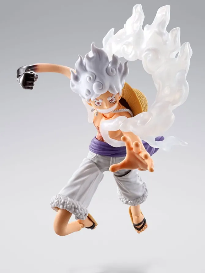 One Piece - Gear 5 Luffy Actionfigur / S.H.Figuarts - -Future Island Egghead-: Tamashii Nations