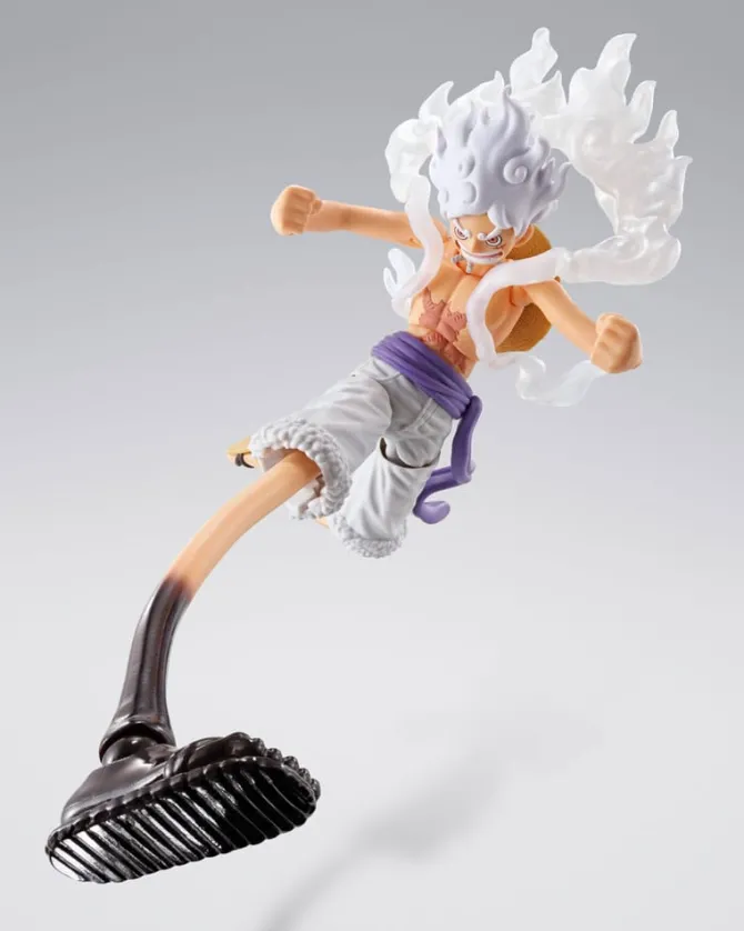 One Piece - Gear 5 Luffy Actionfigur / S.H.Figuarts - -Future Island Egghead-: Tamashii Nations