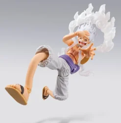One Piece - Gear 5 Luffy Actionfigur / S.H.Figuarts - -Future Island Egghead-: Tamashii Nations