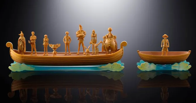 One Piece - Going Merry Diecast Model / 25th Anniversary Memorial Edition: Tamashii Nations