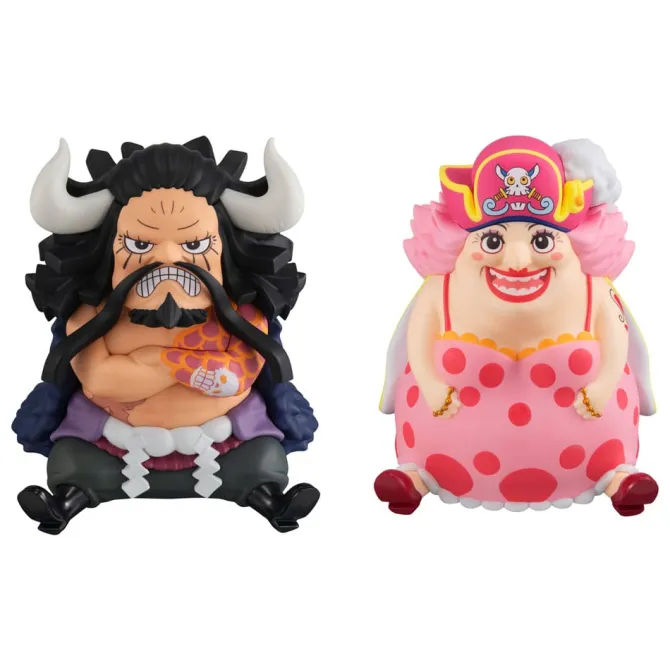 One Piece - Kaido the Beast & Big Mom Statue / Look Up - with Gourd & Semla: MegaHouse