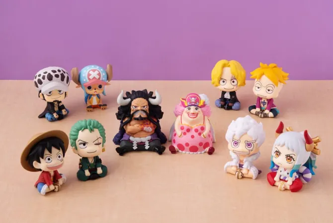 One Piece - Kaido the Beast & Big Mom Statue / Look Up - with Gourd & Semla: MegaHouse