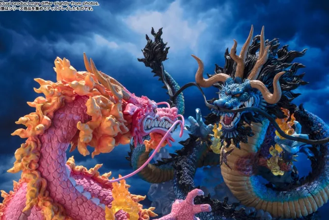 One Piece - Kouzuki Momonosuke Statue / FiguartsZERO (Extra Battle) - Twin Dragons: Bandai Tamashii