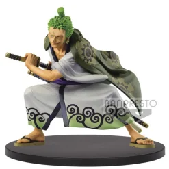 One Piece - Lorenor Zorro Figur / King Of Artist - Wanokuni Version: Banpresto