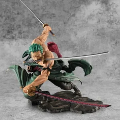One Piece - Lorenor Zorro Statue / SA-Maximum [Beschädigte Verpackung]: MegaHouse