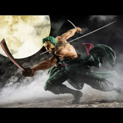 One Piece - Lorenor Zorro Statue / SA-Maximum [Beschädigte Verpackung]: MegaHouse