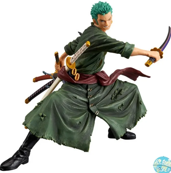 One Piece - Lorenor Zorro Figur - Zoukei Monogatari: Banpresto