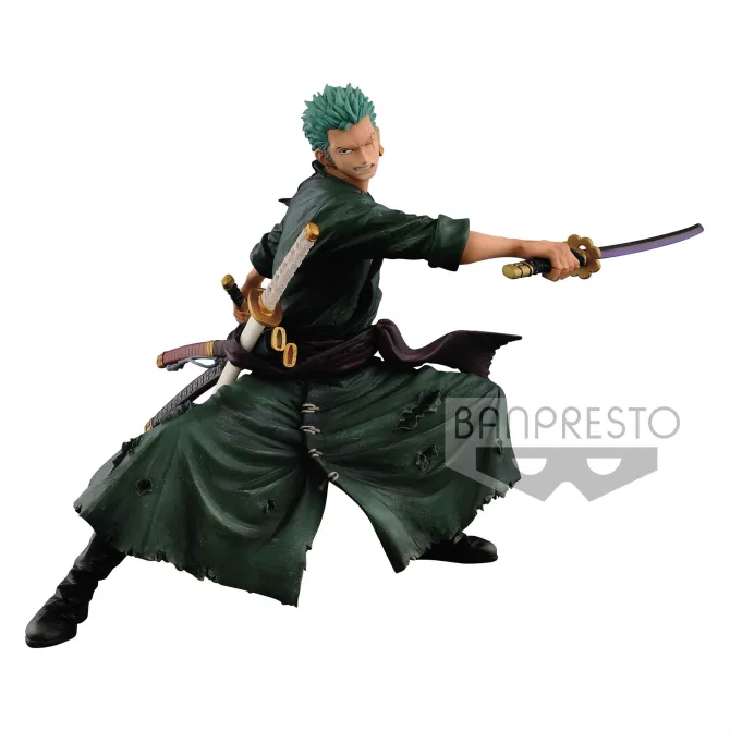 One Piece - Lorenor Zorro Figur - Zoukei Monogatari: Banpresto