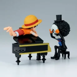 One Piece - Luffy & Brook Figur / WCF Log Stories: Banpresto