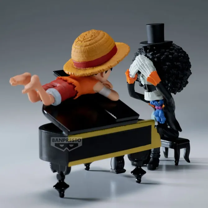 One Piece - Luffy & Brook Figur / WCF Log Stories: Banpresto