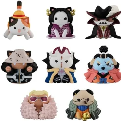 One Piece - Mega Cat Project Nyan Piece Nyan! Sammelfiguren / Sortiment (8): MegaHouse