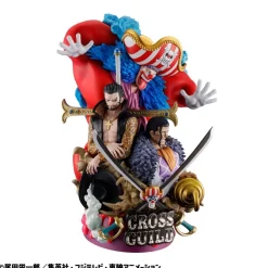 One Piece - Mihawk, Sir Crocodile & Buggy Statue / Petitrama - Logbox Re Birth 03 - Cross Guil: Meg