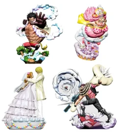 One Piece - Minifiguren 4er-Set / Log Box - Birth Whole Cake Island Version: MegaHouse