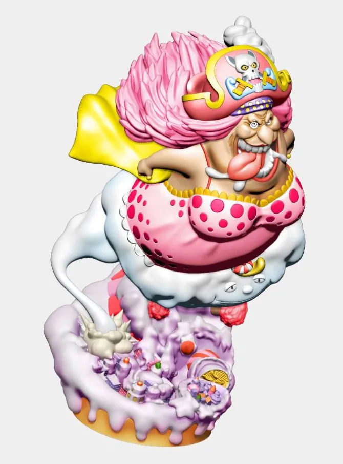 One Piece - Minifiguren 4er-Set / Log Box - Birth Whole Cake Island Version: MegaHouse