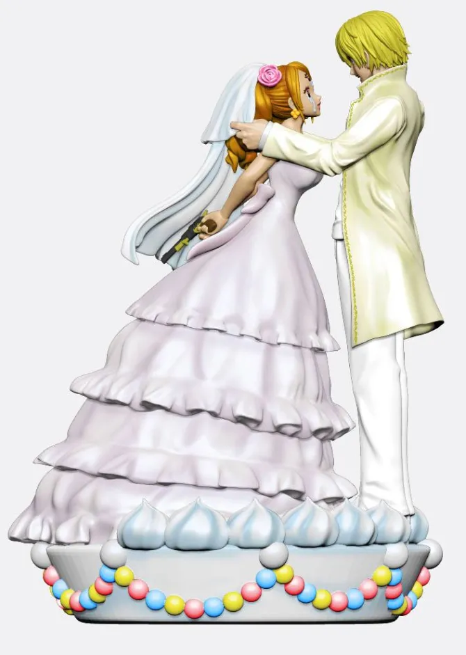 One Piece - Minifiguren 4er-Set / Log Box - Birth Whole Cake Island Version: MegaHouse