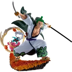 One Piece - Mini-Statue / Petitrama - Logbox - Re Birth Wano Kuni Vol. 1 Set 9: Megahouse