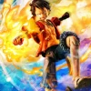 One Piece - Monkey D. Luffy Actionfigur / Variable Action Heroes - Arnament Haki:MegaHous