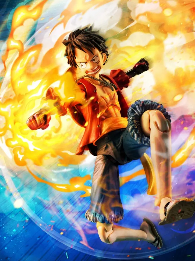 One Piece - Monkey D. Luffy Actionfigur / Variable Action Heroes - Arnament Haki:MegaHous