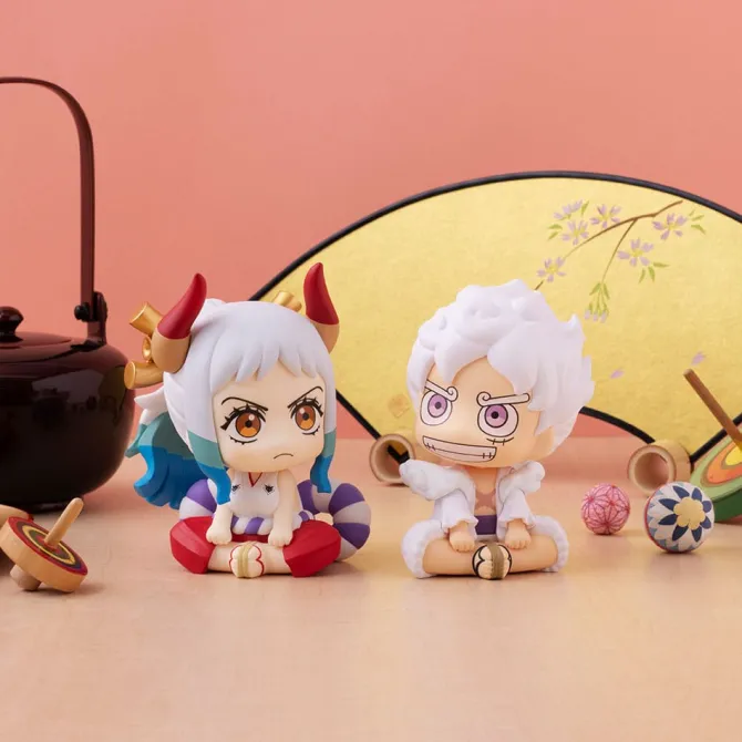 One Piece - Monkey D. Luffy Gear Fifth & Yamato Statue / Look Up: MegaHouse