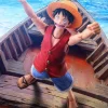 One Piece - Monkey D. Ruffy Actionfigur / S.H. Figuarts - Romance Dawn: Tamashii Nations