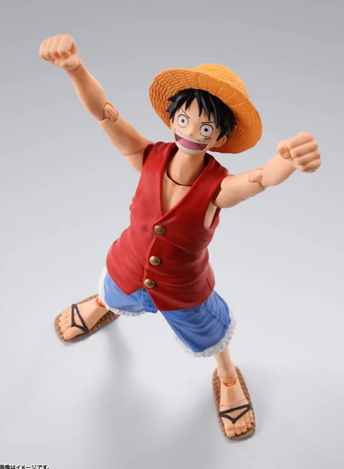 One Piece - Monkey D. Ruffy Actionfigur / S.H. Figuarts - Romance Dawn: Tamashii Nations