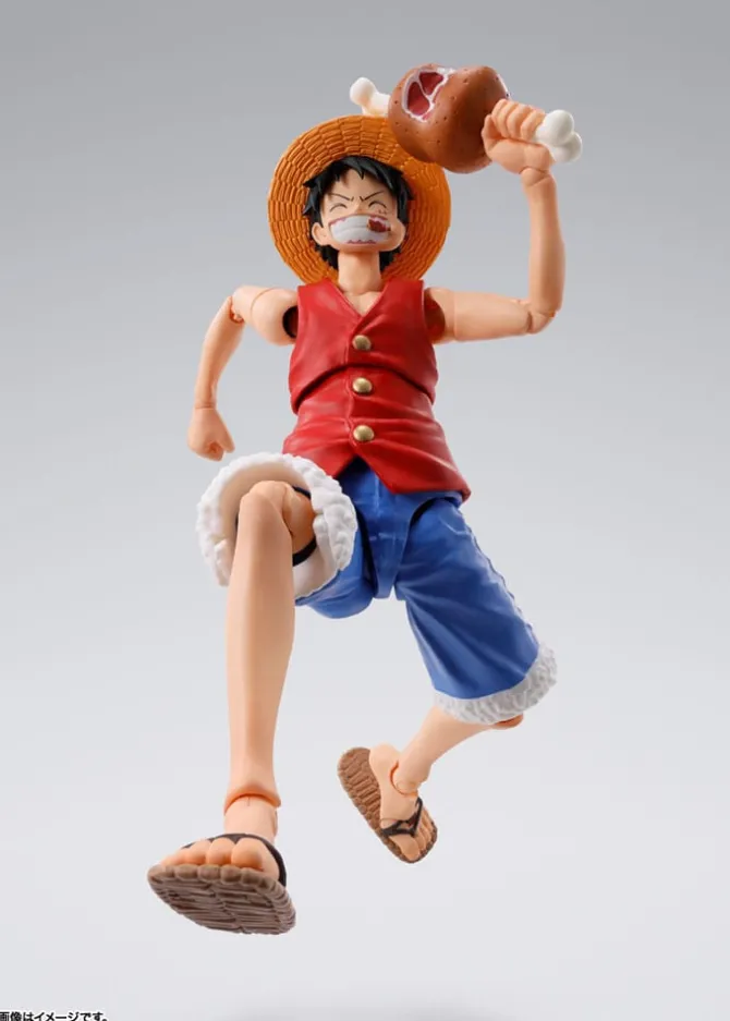 One Piece - Monkey D. Ruffy Actionfigur / S.H. Figuarts - Romance Dawn: Tamashii Nations