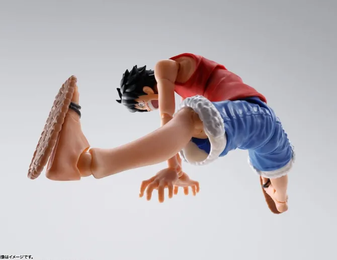 One Piece - Monkey D. Ruffy Actionfigur / S.H. Figuarts - Romance Dawn: Tamashii Nations