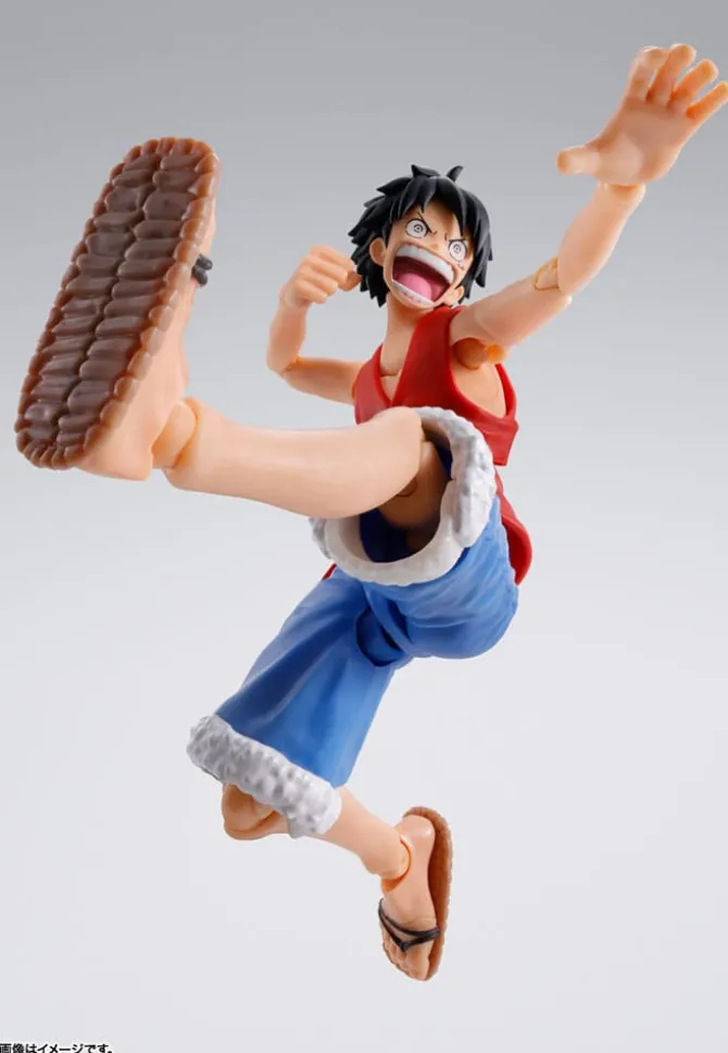 One Piece - Monkey D. Ruffy Actionfigur / S.H. Figuarts - Romance Dawn: Tamashii Nations