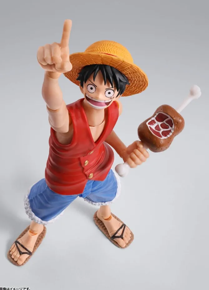 One Piece - Monkey D. Ruffy Actionfigur / S.H. Figuarts - Romance Dawn: Tamashii Nations