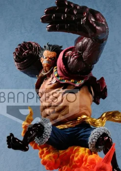 One Piece - Monkey D. Ruffy Figur / Kong Gun / Crimson Color Version: Banpresto