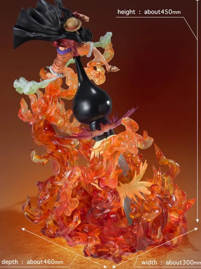 One Piece - Monkey D. Ruffy Statue / EXTRA BATTLE - Red Rock Version: Tamashii Nations