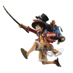 One Piece - Monkey D. Ruffy Figur / Three Brothers: Banpresto