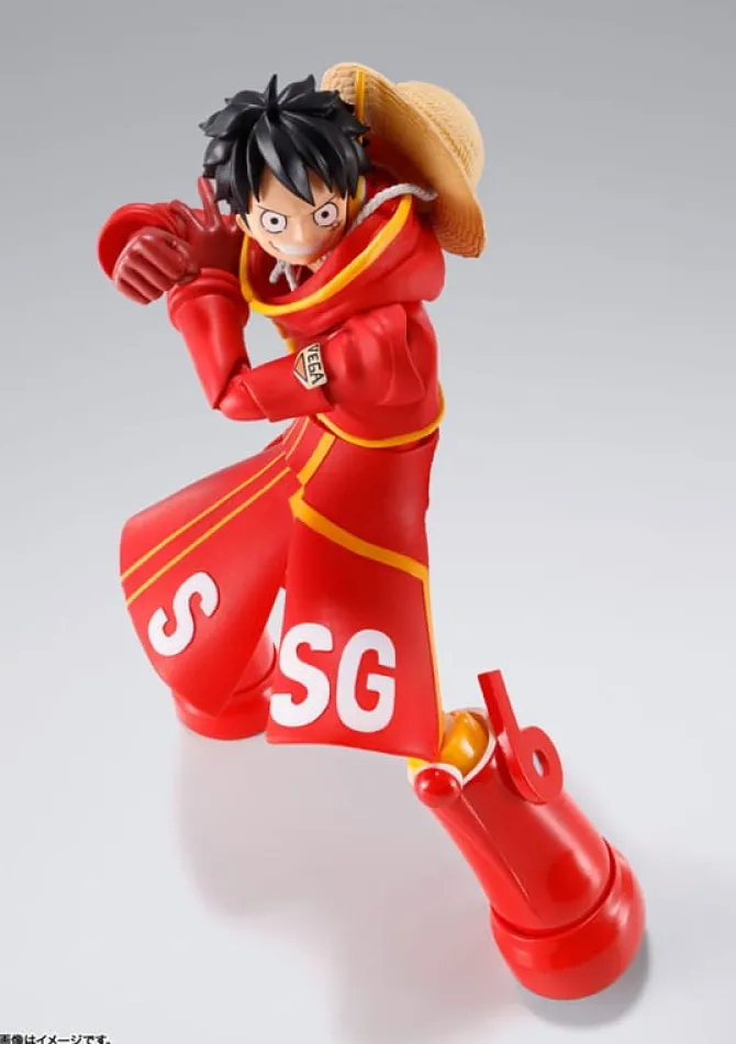One Piece - Monkey D. Ruffy Actionfigur / S.H.Figuarts - Future Island Egghead : Tamashii Nations