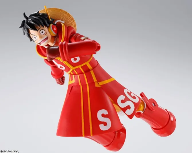 One Piece - Monkey D. Ruffy Actionfigur / S.H.Figuarts - Future Island Egghead : Tamashii Nations